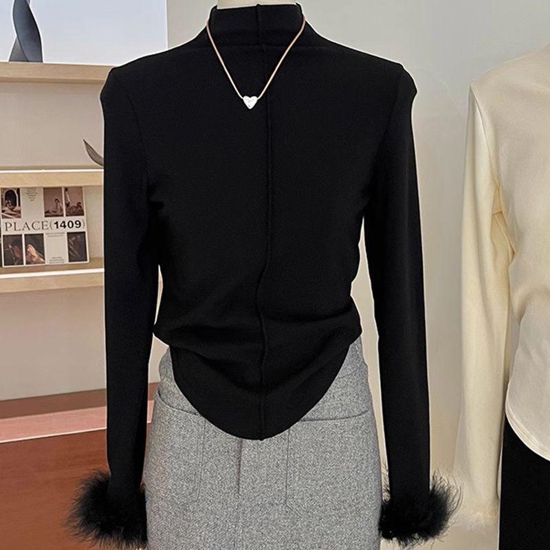 Women s Plus Size Slim Fit Thermal Fleece Long Sleeve Top with Fuzzy Loop Cuffs and Brushed Inner, Half High Neck. M чорний
Women s Plus Size Slim Fit Thermal Fleece Long Sleeve Top with Fuzzy Loop Cuffs and Brushed Inner, Half High Neck. M чорний