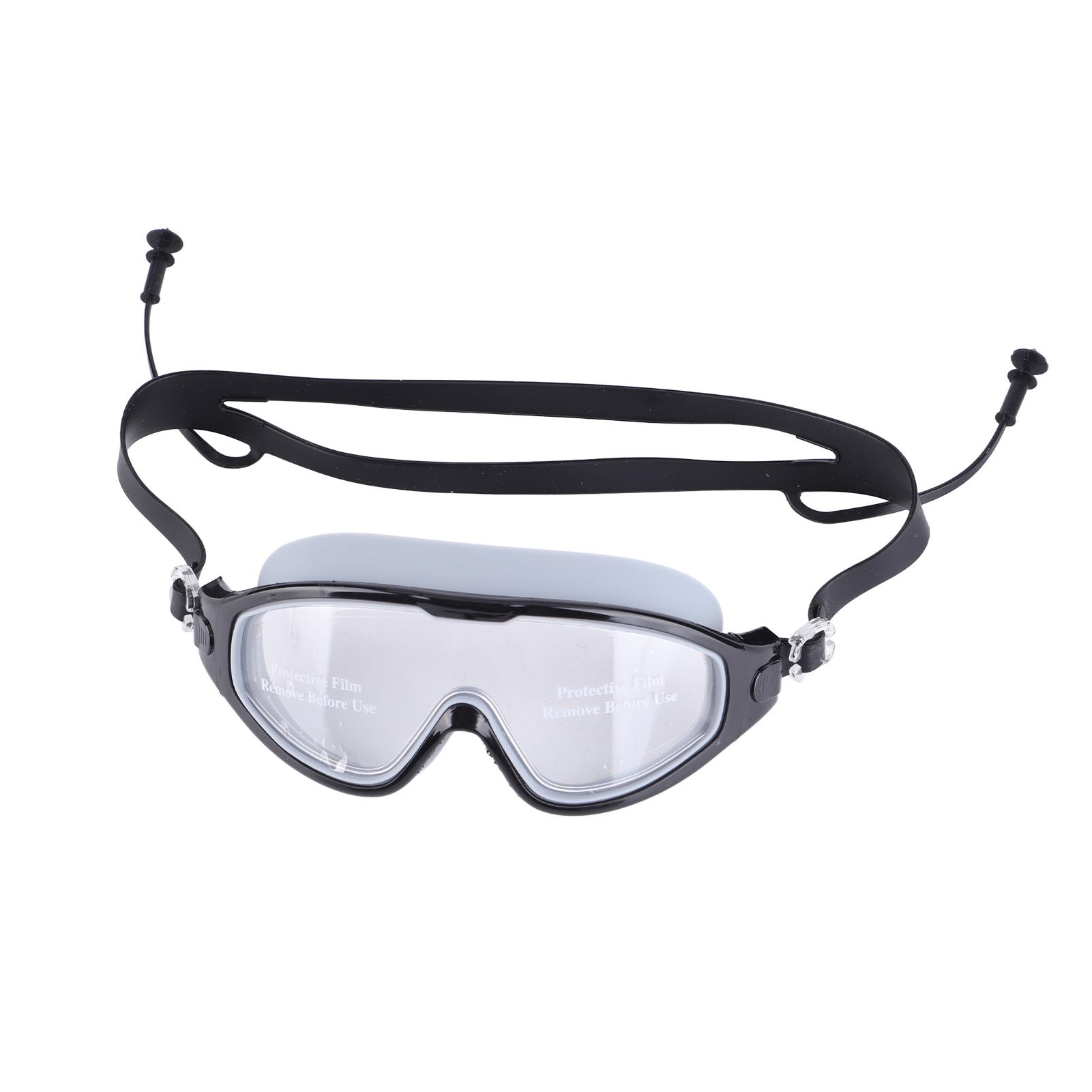 Large Frame High Grade Swim Goggles Waterproof Fogproof HD Swimming Glasses for Men Women Black
Large Frame High Grade Swim Goggles Waterproof Fogproof HD Swimming Glasses for Men Women Black
