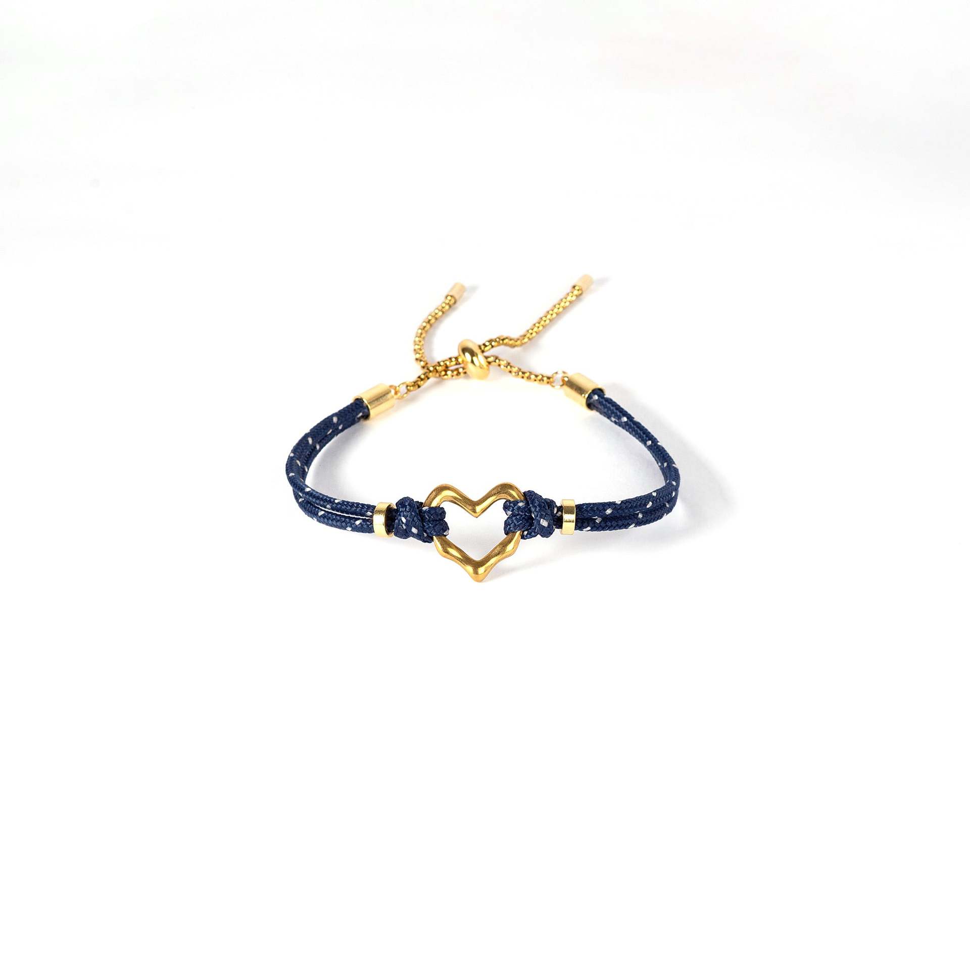 Personalized Bracelet Fashion Love Pendant Color Woven Rope Bracelet Electroplating Gold Color Retention
Personalized Bracelet Fashion Love Pendant Color Woven Rope Bracelet Electroplating Gold Color Retention