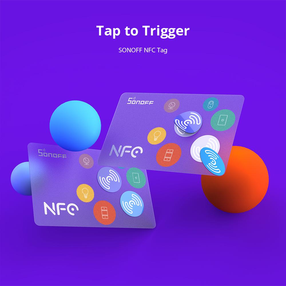 SONOFF NFC Tag 215 Чип 540 байт Нажмите для управления SONOFF Смарт-переключатели eWeLink APP Умная сцена, совместимая с телефонами с поддержкой NFC
SONOFF NFC Tag 215 Чип 540 байт Нажмите для управления SONOFF Смарт-переключатели eWeLink APP Умная сцена, совместимая с телефонами с поддержкой NFC