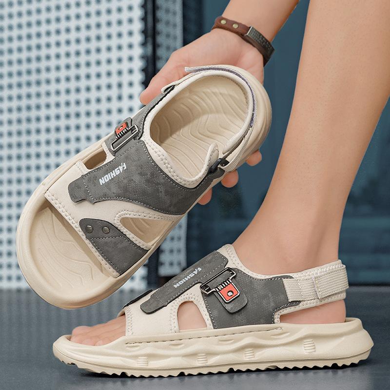 Summer new beach slippers outdoor outing platform men s dual-purpose non-slip sandals breathable fashion versatile slippers 44 бежевий
Summer new beach slippers outdoor outing platform men s dual-purpose non-slip sandals breathable fashion versatile slippers 44 бежевий