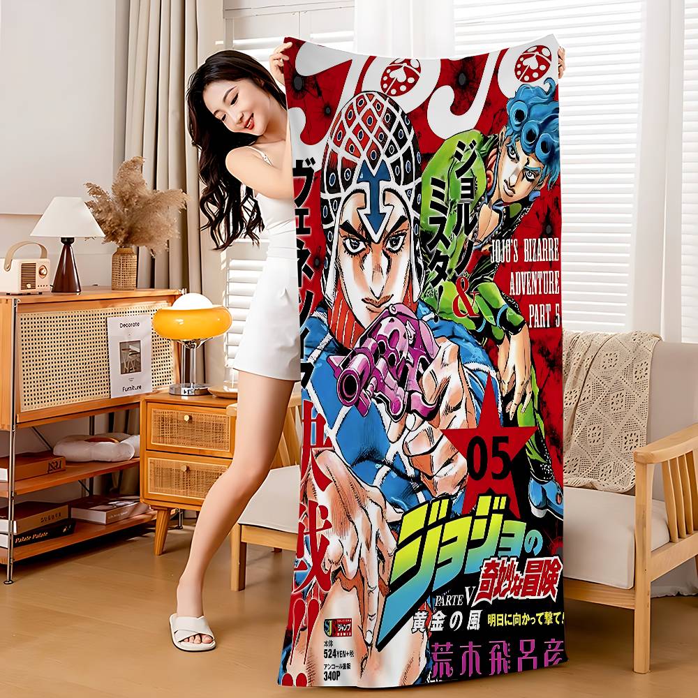 Аниме JoJo s Bizarre Adventure Микрофибровое одеяло Быстросохнущие пляжные полотенца Большой размер с принтом Супервпитывающее полотенце-одеяло для бассейна W30*H60(CM)
Аниме JoJo s Bizarre Adventure Микрофибровое одеяло Быстросохнущие пляжные полотенца Большой размер с принтом Супервпитывающее полотенце-одеяло для бассейна W30*H60(CM)