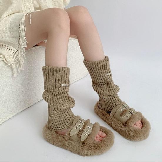 Knitted leg warmers for spring and autumn, woolen color-blocked leg covers, simple and versatile stacked socks, gray warm leg warmers, calf socks b-31-Iron Plate Coffee
Knitted leg warmers for spring and autumn, woolen color-blocked leg covers, simple and versatile stacked socks, gray warm leg warmers, calf socks b-31-Iron Plate Coffee