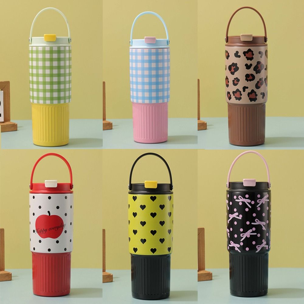 Bow Love Grid Print Vacuum Straw Cups With Handheld Car Water Cups Portable Vacuum Cup Gift 7 purple white
Bow Love Grid Print Vacuum Straw Cups With Handheld Car Water Cups Portable Vacuum Cup Gift 7 purple white