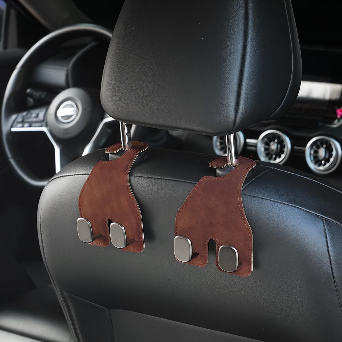 DoubleQ Car Supplies Car Hooks Double Headed 2 Car Seat Hooks The surface is made of luxurious artificial suede Load capacity 30kg Metal car stor
DoubleQ Car Supplies Car Hooks Double Headed 2 Car Seat Hooks The surface is made of luxurious artificial suede Load capacity 30kg Metal car stor