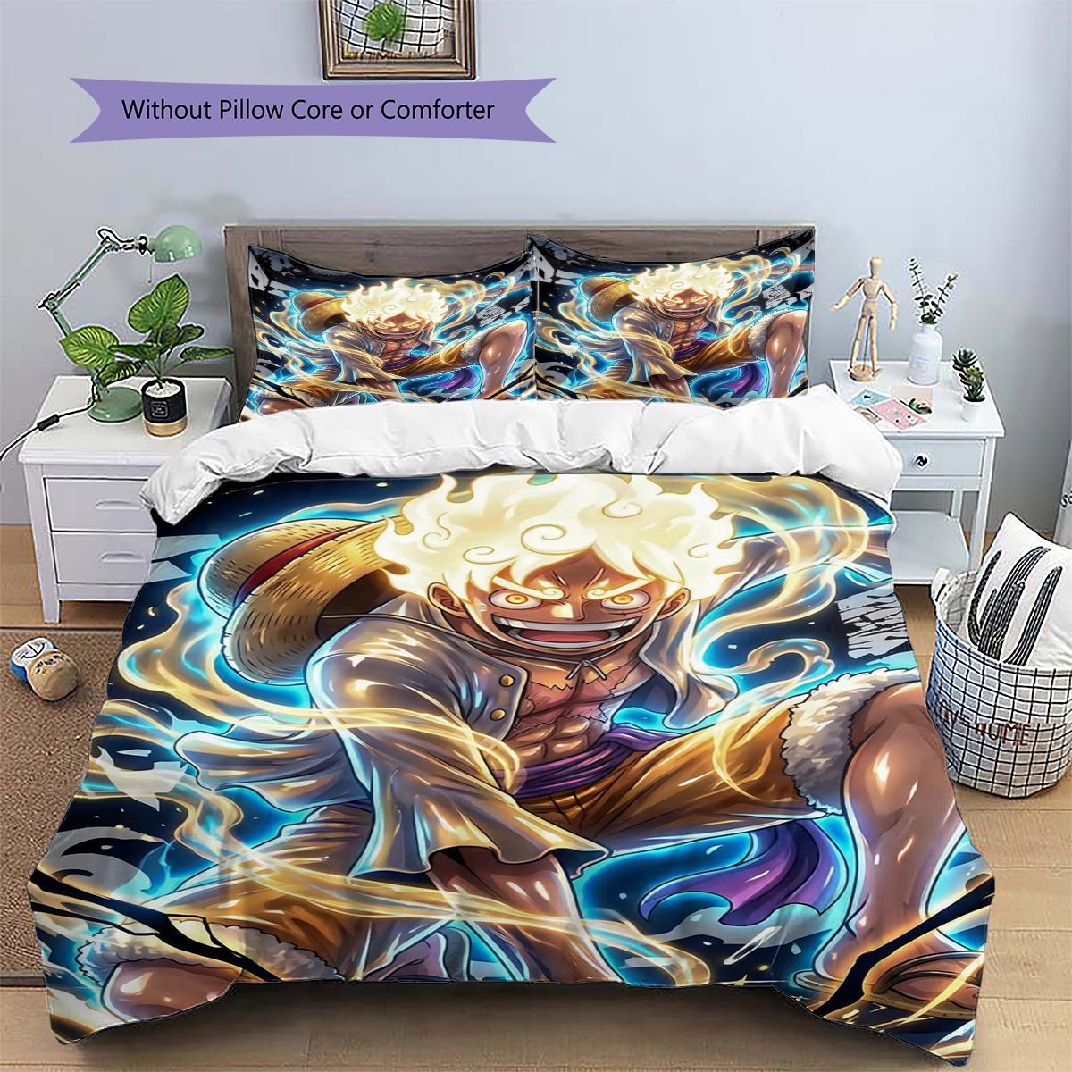 Luffy Patterned Pillowcase & Duvet Cover Set Renovation Anime Bedding for Bedroom Decor Present.-TING 135x200cm
Luffy Patterned Pillowcase & Duvet Cover Set Renovation Anime Bedding for Bedroom Decor Present.-TING 135x200cm