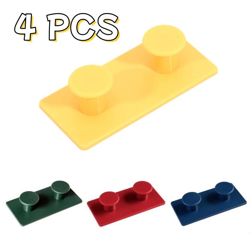 4PCS Adhesive Hook Creative Building Blocks Shaped Fridge Block Hooks Decorative No Punching No Marking Hanging Rack
4PCS Adhesive Hook Creative Building Blocks Shaped Fridge Block Hooks Decorative No Punching No Marking Hanging Rack