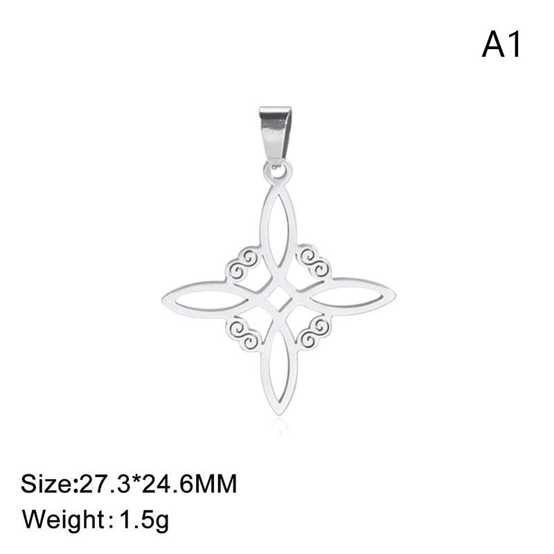 Witch Knot Pendant Stainless Steel Celtic Knots Charms For Necklace Jewelry Making Diy Accessories Witchcraft Amulet Gifts A1
Witch Knot Pendant Stainless Steel Celtic Knots Charms For Necklace Jewelry Making Diy Accessories Witchcraft Amulet Gifts A1