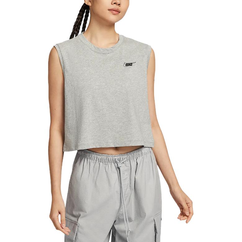 Nike Спортивная одежда Клубная мода Футболка с коротким рукавом Универсальная Удобная Без рукавов с надписью Женские топы Темно-серый HF9532-063 XS
Nike Спортивная одежда Клубная мода Футболка с коротким рукавом Универсальная Удобная Без рукавов с надписью Женские топы Темно-серый HF9532-063 XS