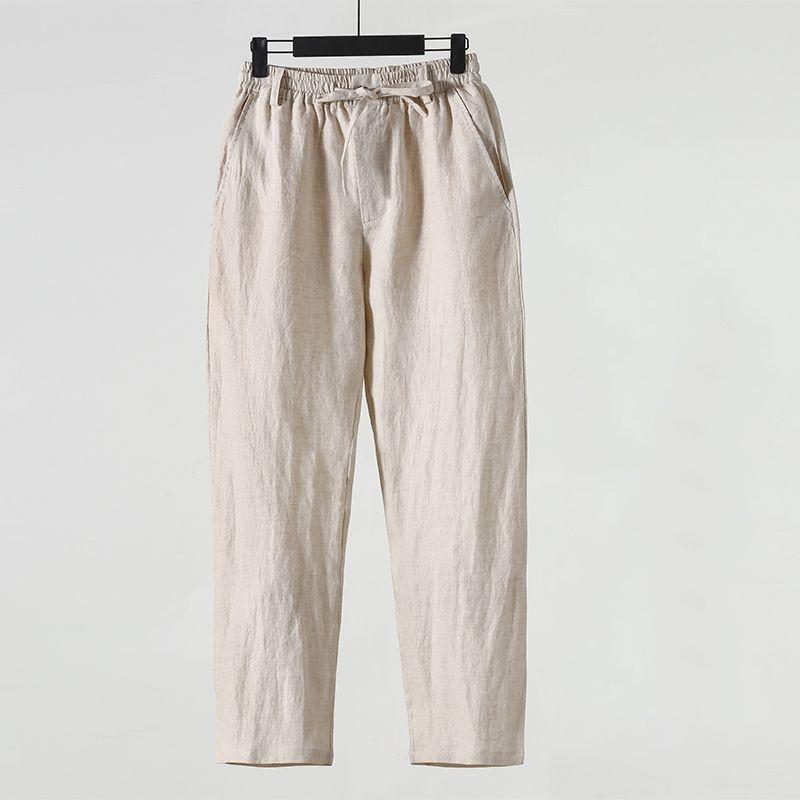 Men s Solid-Color Loose-Fit Cotton-Linen Pants for Spring/Summer: Youth Straight-Leg Casual Pants XS
Men s Solid-Color Loose-Fit Cotton-Linen Pants for Spring/Summer: Youth Straight-Leg Casual Pants XS