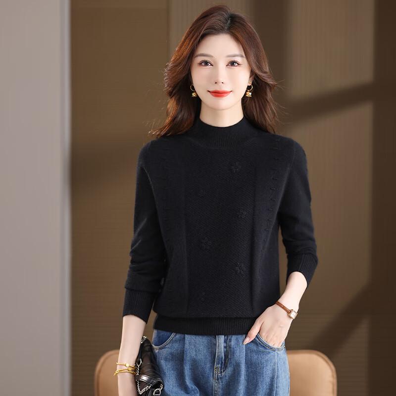 Women s Semi-High Collar Warm Knitted Sweater XL
Women s Semi-High Collar Warm Knitted Sweater XL