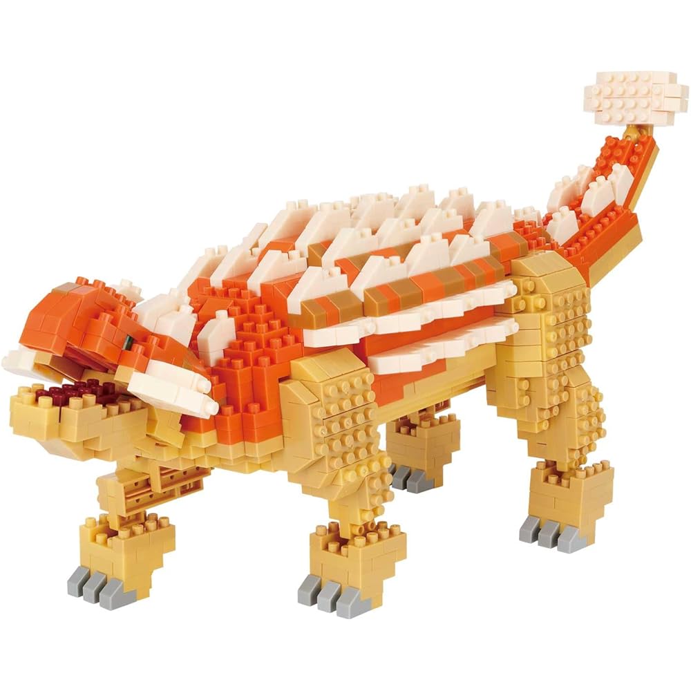 Kawada Nano Block Dinosaur DX Ankylosaurus NBM-063 4.5x28x21cm Building Toy for Ages 12 and Up
Kawada Nano Block Dinosaur DX Ankylosaurus NBM-063 4.5x28x21cm Building Toy for Ages 12 and Up