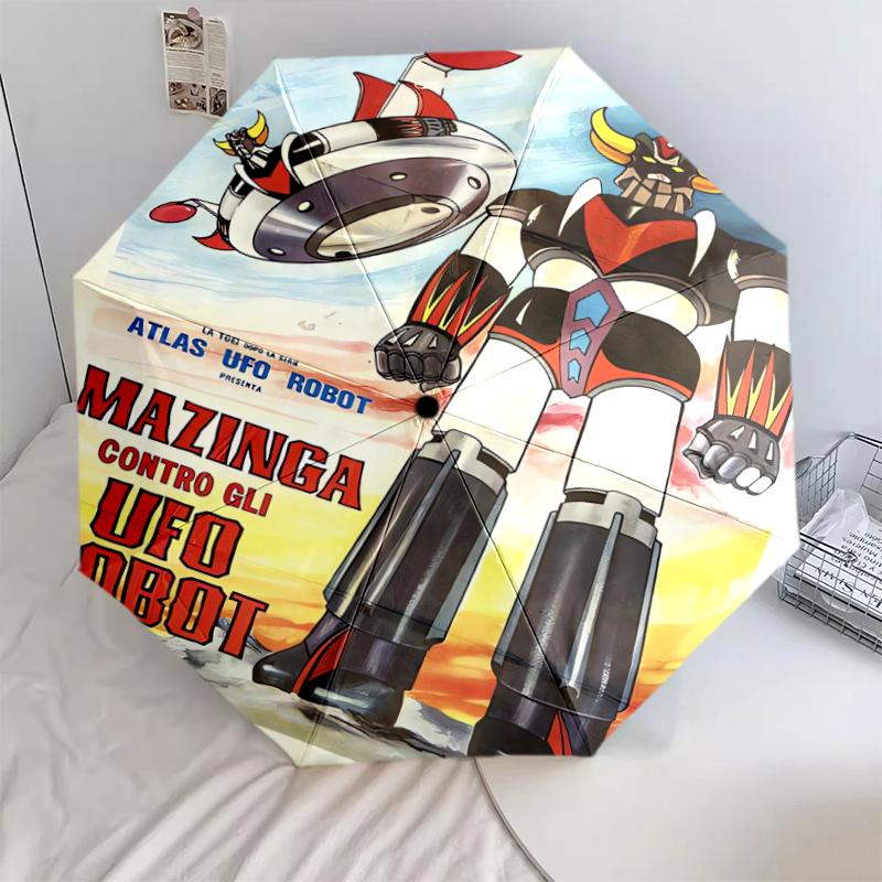 1 PC Automatic Folding Umbrella -Grendizer Goldorak 1 Pattern, Portable & Foldable Design with 8 Ribs, Christmas Birthday Gifts Q0042
1 PC Automatic Folding Umbrella -Grendizer Goldorak 1 Pattern, Portable & Foldable Design with 8 Ribs, Christmas Birthday Gifts Q0042