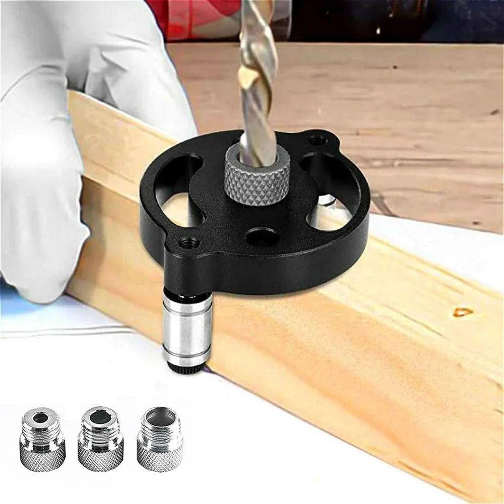 Vertical Positioning Vertical Doweling Jig Kit For DIY Furniture Connection чорний 
Vertical Positioning Vertical Doweling Jig Kit For DIY Furniture Connection чорний