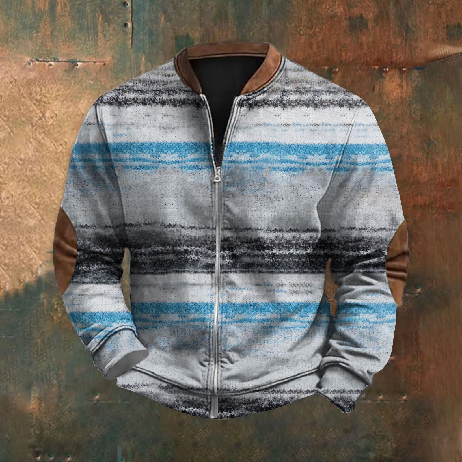 Чоловічий світшот у стилі ретро з градієнтним принтом XXL синій
Чоловічий світшот у стилі ретро з градієнтним принтом XXL синій