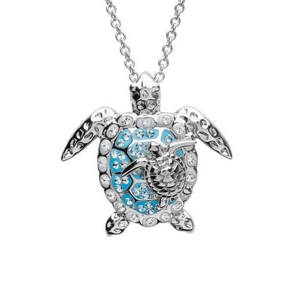 Turtle Animal Pendant Necklace Women Clavicle Chain Rhinestone Jewelry Accessory срібний
Turtle Animal Pendant Necklace Women Clavicle Chain Rhinestone Jewelry Accessory срібний