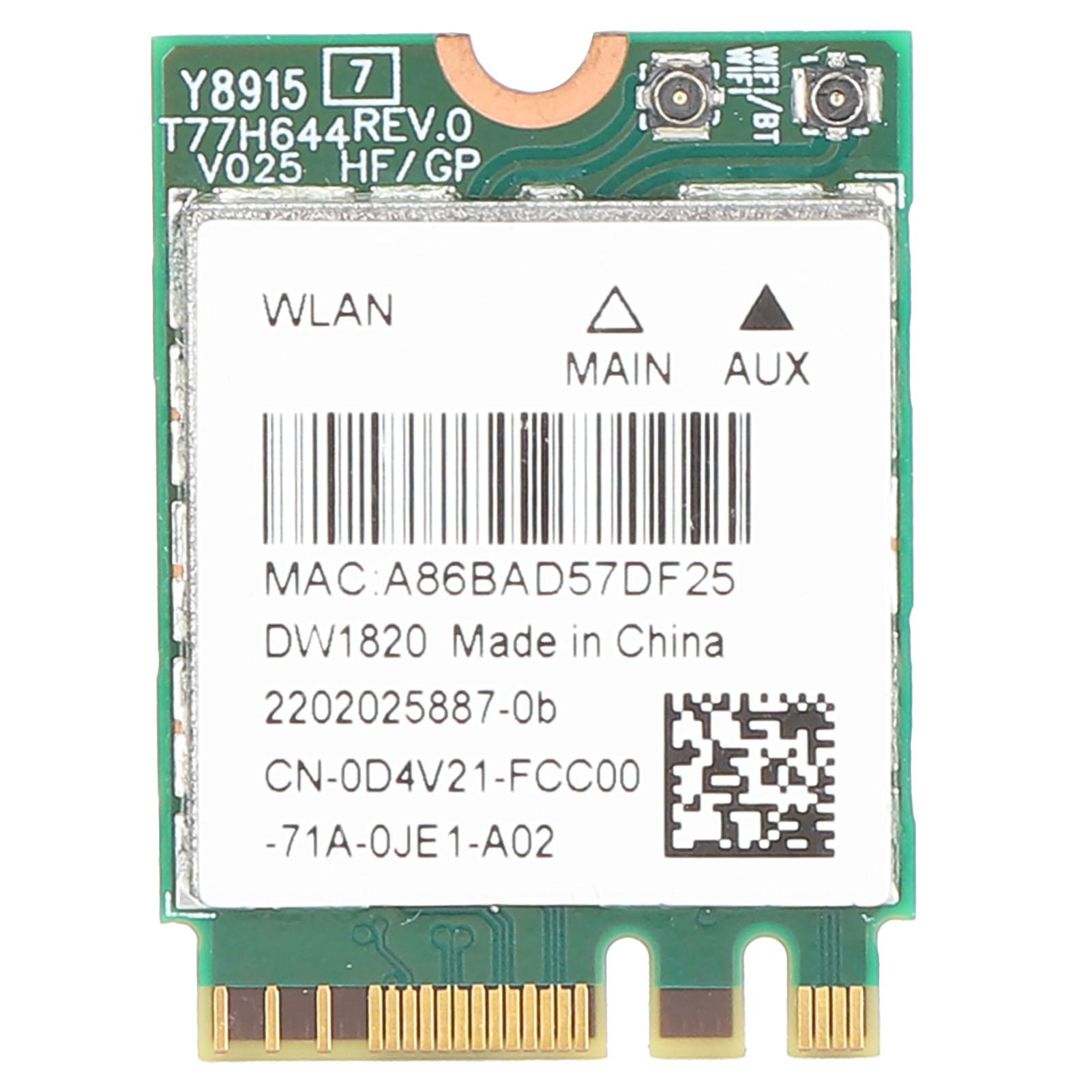 Wireless Card Dual Band 2.4G5G 802.11ABGNAC DW1820 Network Computer Accessories for DELL Laptop
Wireless Card Dual Band 2.4G5G 802.11ABGNAC DW1820 Network Computer Accessories for DELL Laptop