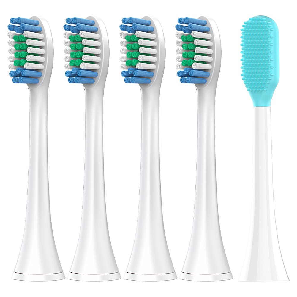 Multifunctional Toothbrush Head and 4 Pack Replacement Brush Heads, Compatible with Philips Sonicare Electric Toothbrush Handle
Multifunctional Toothbrush Head and 4 Pack Replacement Brush Heads, Compatible with Philips Sonicare Electric Toothbrush Handle