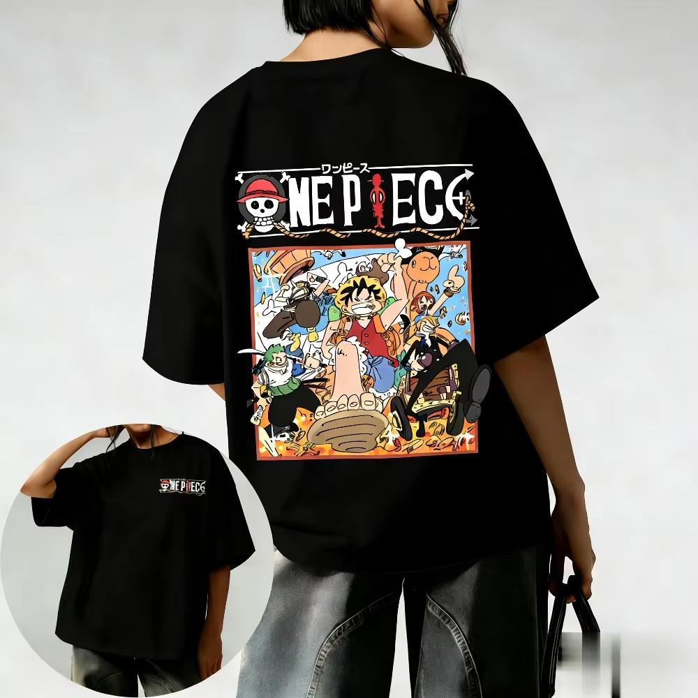 Summer One Piece Anime Printed Unisex and Women Tshirt Casual Parent Child Top Street Wear Fashion Harajuku Style Y2K Streetwear S
Summer One Piece Anime Printed Unisex and Women Tshirt Casual Parent Child Top Street Wear Fashion Harajuku Style Y2K Streetwear S