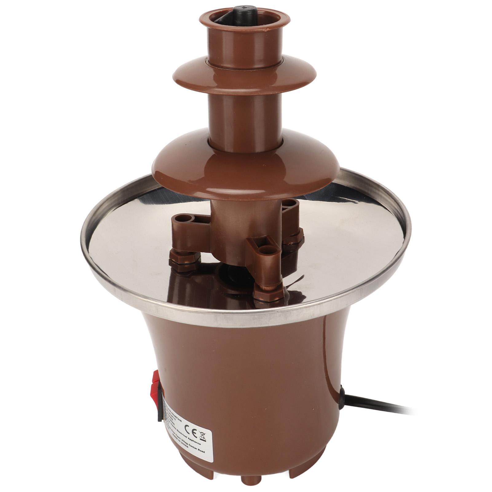 Chocolate Fountain 45 celsius Heating 35W Portable Mini Chocolate Fondue Fountain for Home Gifts
Chocolate Fountain 45 celsius Heating 35W Portable Mini Chocolate Fondue Fountain for Home Gifts