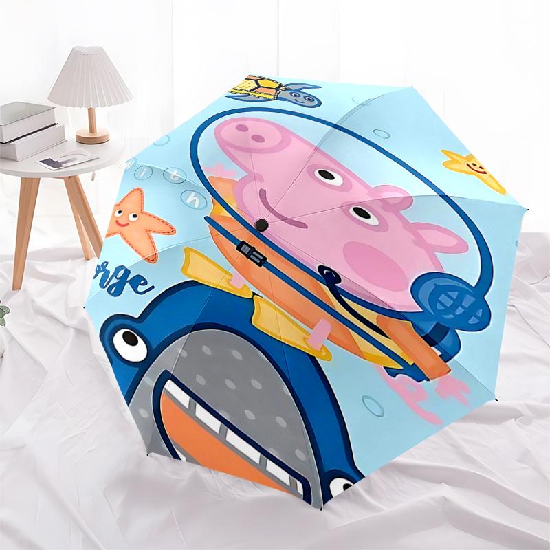 Peppa Pig George Underwater Adventure Automatic Opening Folding Umbrella 8 Bone Iron Frame,Portable Design for Fans and Travelers,Perfec
Peppa Pig George Underwater Adventure Automatic Opening Folding Umbrella 8 Bone Iron Frame,Portable Design for Fans and Travelers,Perfec