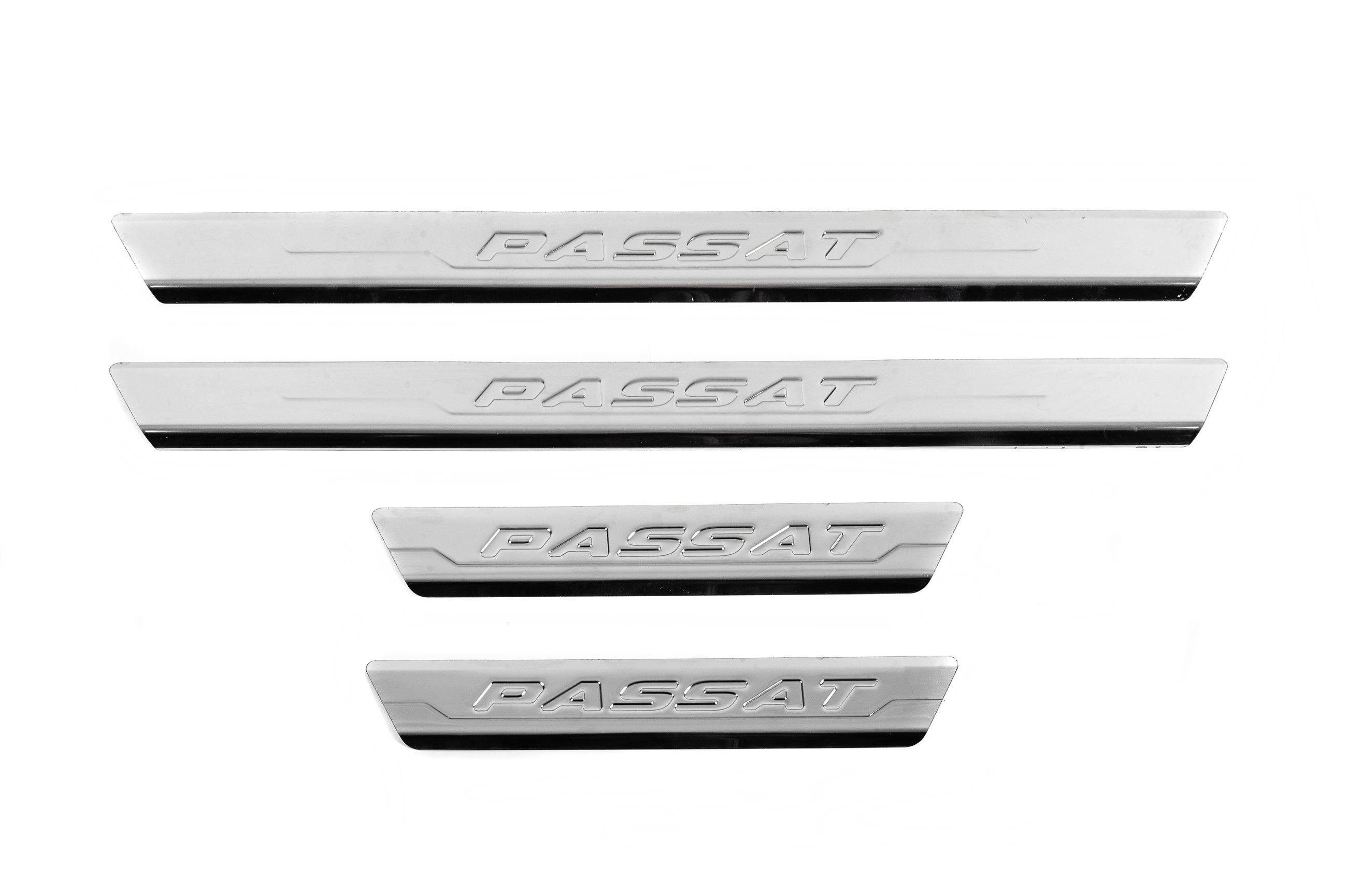 Накладки на дверні пороги Carmos V3 (4 шт, нерж) для Volkswagen Passat B8 2015-2023 рр.
Накладки на дверні пороги Carmos V3 (4 шт, нерж) для Volkswagen Passat B8 2015-2023 рр.