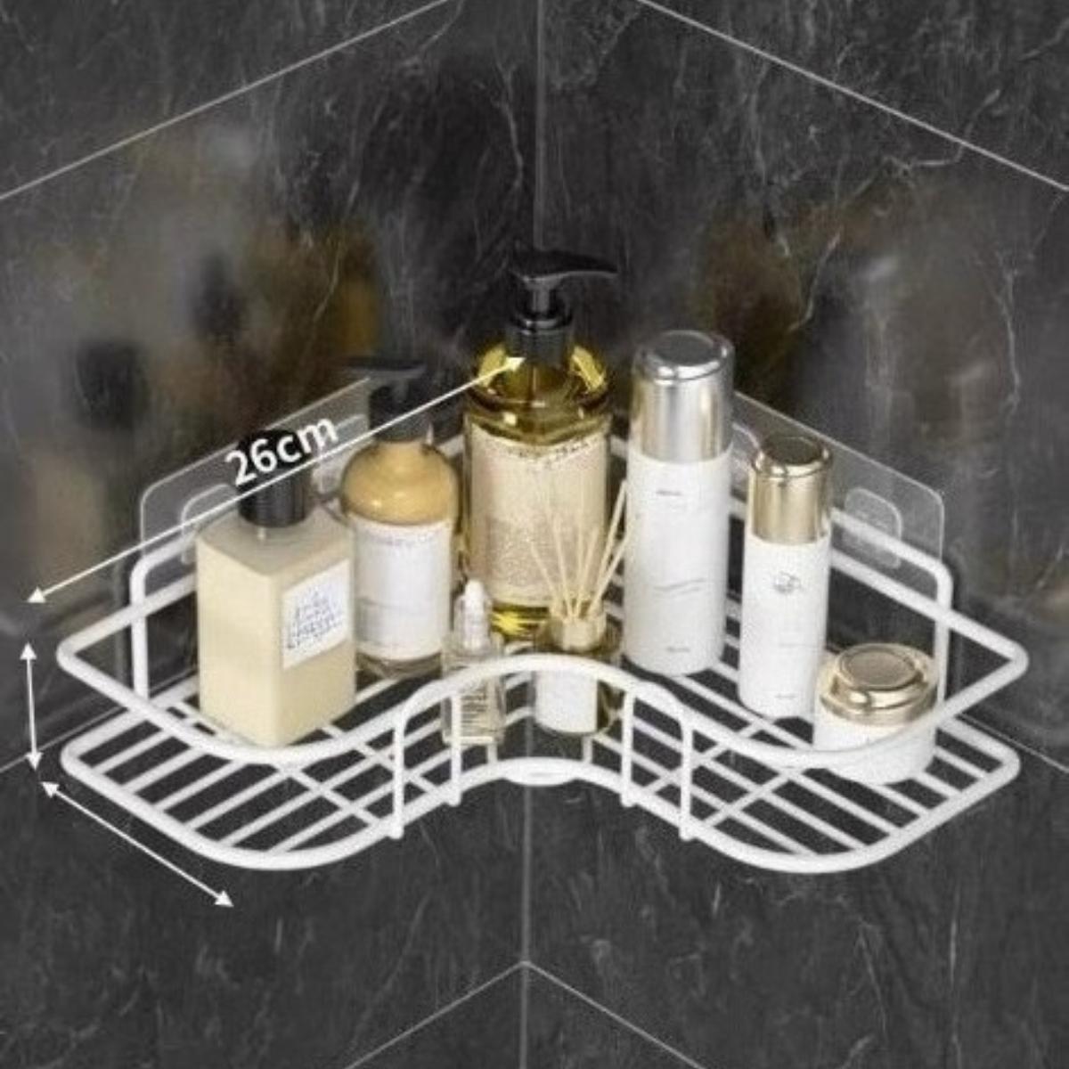 Anti Rust Stainless Steel Wall Mounted Shower Rack with Multiple Compartments, Wall Mounted Bathroom Storage Rack,shampoo, Conditioner,cosmetics Shelf 1 PCS білий
Anti Rust Stainless Steel Wall Mounted Shower Rack with Multiple Compartments, Wall Mounted Bathroom Storage Rack,shampoo, Conditioner,cosmetics Shelf 1 PCS білий