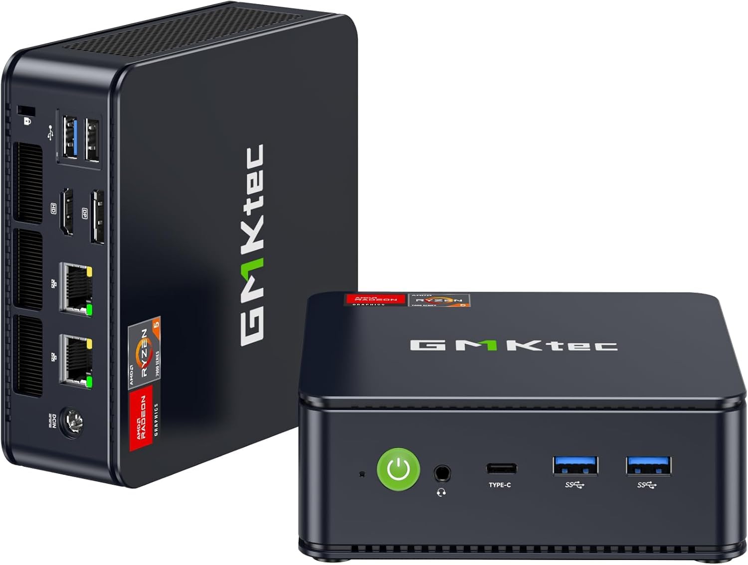 GMKtec Міні-ПК AMD Ryzen 5 16GB 512GB SSD 8K Mini WiFi USB Подвійний Малий форм-фактор ПК Windows 11 Тихий дизайн 7640HS M6 Ultra 7640HS, DDR5, Вихід,
GMKtec Міні-ПК AMD Ryzen 5 16GB 512GB SSD 8K Mini WiFi USB Подвійний Малий форм-фактор ПК Windows 11 Тихий дизайн 7640HS M6 Ultra 7640HS, DDR5, Вихід,