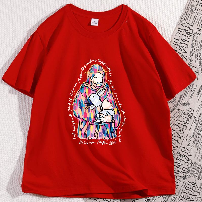 Jesus The Lamb White Text Edition Baby T Shirt 90s Y2K Cute Easter Graphic Tees Easter Coquette Bow Tshirt Christian Trendy S
Jesus The Lamb White Text Edition Baby T Shirt 90s Y2K Cute Easter Graphic Tees Easter Coquette Bow Tshirt Christian Trendy S