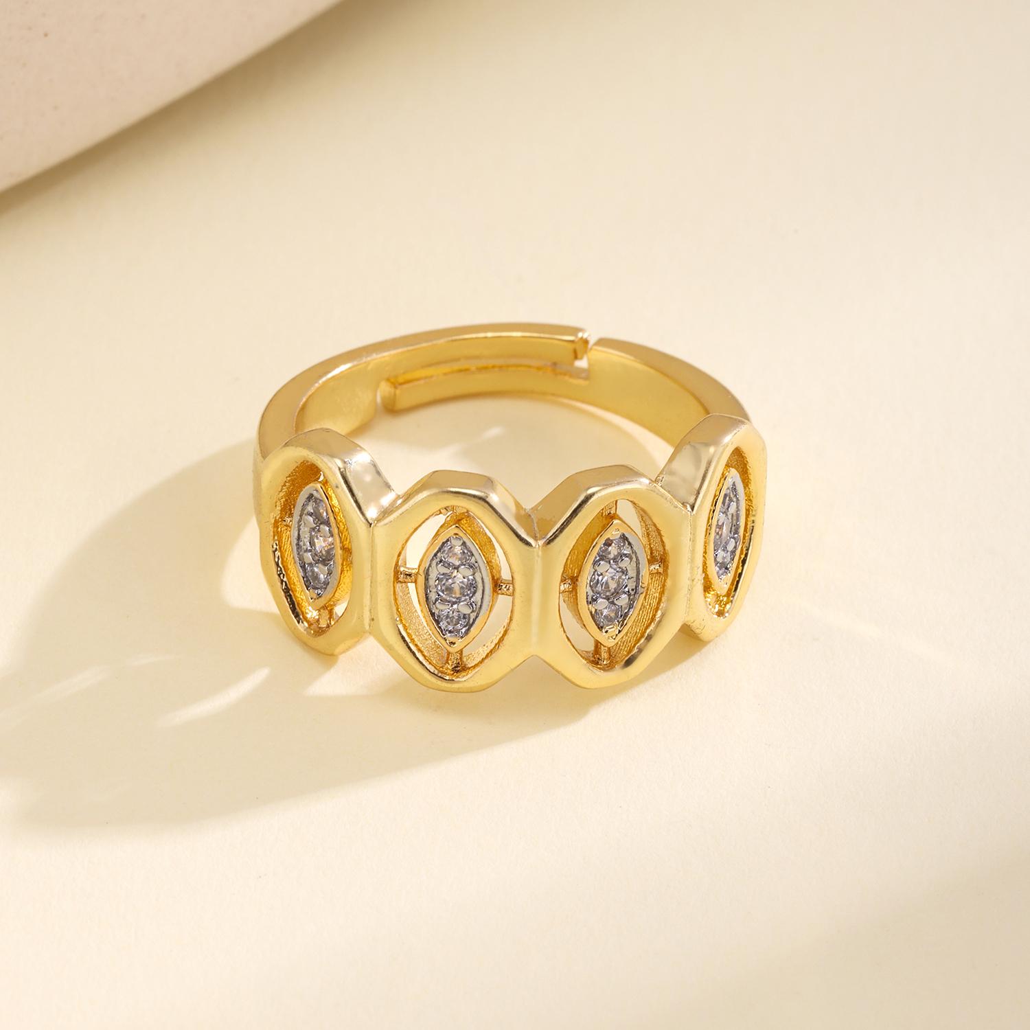 Nidin Geometric Ring For Women Adjustable Open Band With Sparkling Zircon Minimalist Fashion Daily & Party Wear Finger Jewelry resizable
Nidin Geometric Ring For Women Adjustable Open Band With Sparkling Zircon Minimalist Fashion Daily & Party Wear Finger Jewelry resizable