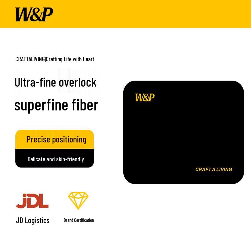 W&P Classic Black Smooth Gaming & Office Mouse Pad
W&P Classic Black Smooth Gaming & Office Mouse Pad