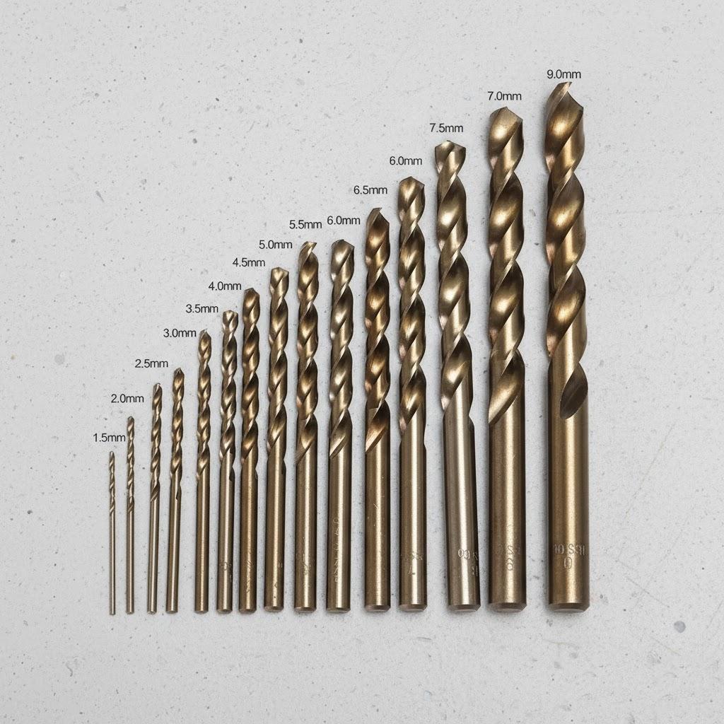 15PCS Cobalt Drill Bits Set 1.5-10mm HSS Co Steel Twist Drill Bits for Metal Woodworking M35 Straight Shank
15PCS Cobalt Drill Bits Set 1.5-10mm HSS Co Steel Twist Drill Bits for Metal Woodworking M35 Straight Shank