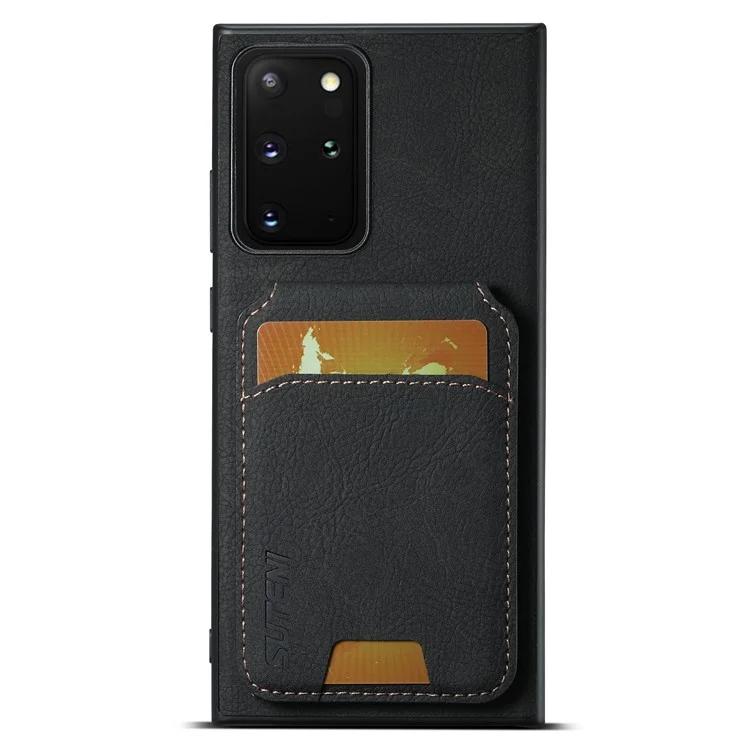 SUTENI H02 Чехол для телефона Samsung Galaxy Note20 Ultra 5G / Note20 Ultra с подставкой и слотами для карт
SUTENI H02 Чехол для телефона Samsung Galaxy Note20 Ultra 5G / Note20 Ultra с подставкой и слотами для карт