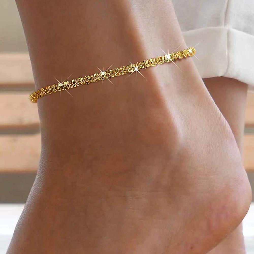 Stainless Steel Anklets Simple and exquisite Elegant chain design Fashion Anklets For Women Zircon Party Gift Recommendations
Stainless Steel Anklets Simple and exquisite Elegant chain design Fashion Anklets For Women Zircon Party Gift Recommendations