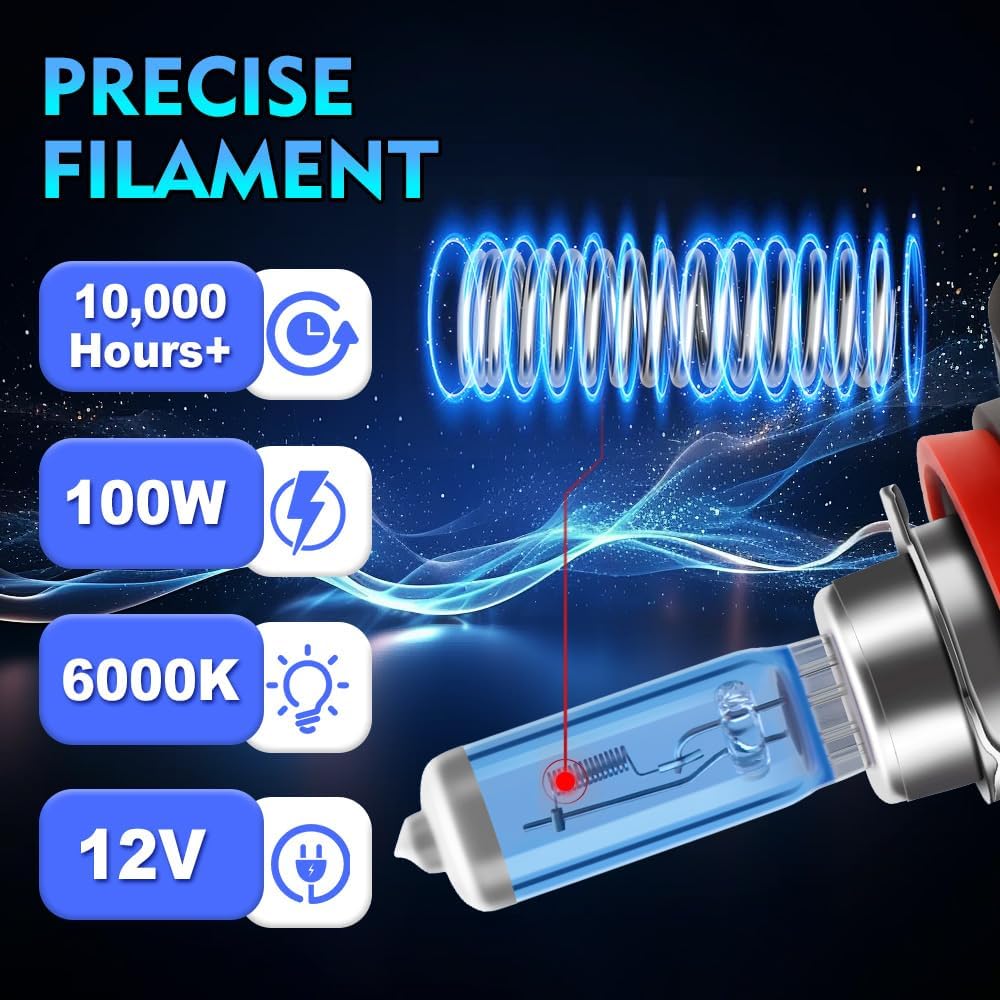 Fit For GMC Canyon 2015-2022 Halogen Headlight Bulbs, H11 Low Beams Light Bulbs, 20000LM 900% Brightness, 6000K White, Plug And Play, Pack of 2
Fit For GMC Canyon 2015-2022 Halogen Headlight Bulbs, H11 Low Beams Light Bulbs, 20000LM 900% Brightness, 6000K White, Plug And Play, Pack of 2