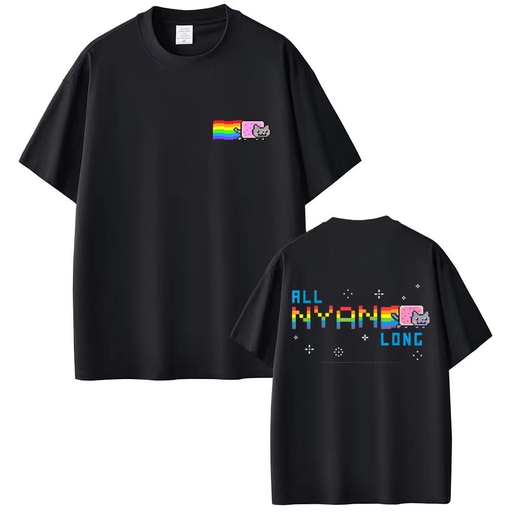 Game Rainbow Nyan Cat Funny Meme T-shirt Men s Women Casual Cotton Oversized Short Sleeve T-shirts Cute Kawaii Harajuku T Shirts 5XL різнокольоровий
Game Rainbow Nyan Cat Funny Meme T-shirt Men s Women Casual Cotton Oversized Short Sleeve T-shirts Cute Kawaii Harajuku T Shirts 5XL різнокольоровий