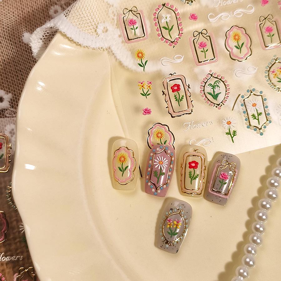 Ferrite M979 Rose Hot Stamping Embossed Self-Adhesive Nail Art Stickers - Jelly Gel Series
Ferrite M979 Rose Hot Stamping Embossed Self-Adhesive Nail Art Stickers - Jelly Gel Series