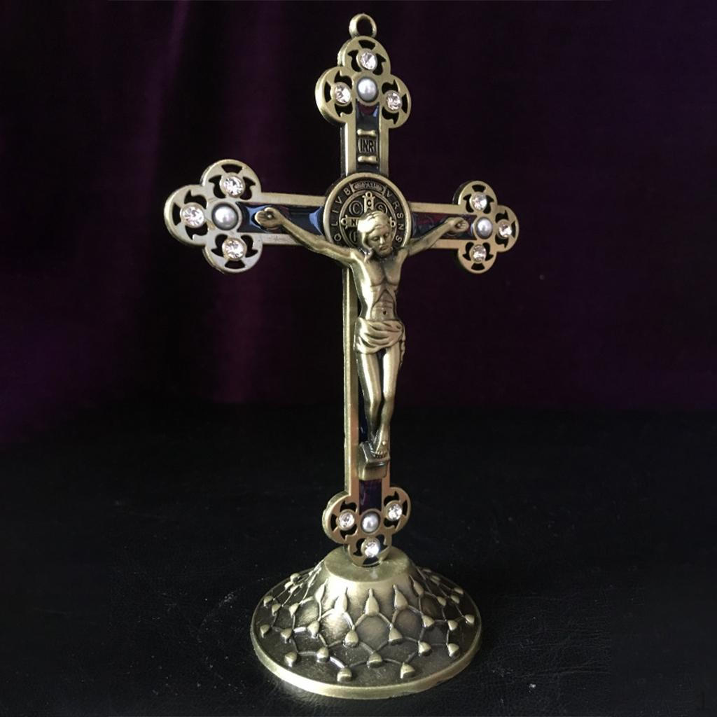 Wall Crucifix ,Religious Saint 3D handwerkliches Dekor, Stand Decoration бронзовий
Wall Crucifix ,Religious Saint 3D handwerkliches Dekor, Stand Decoration бронзовий