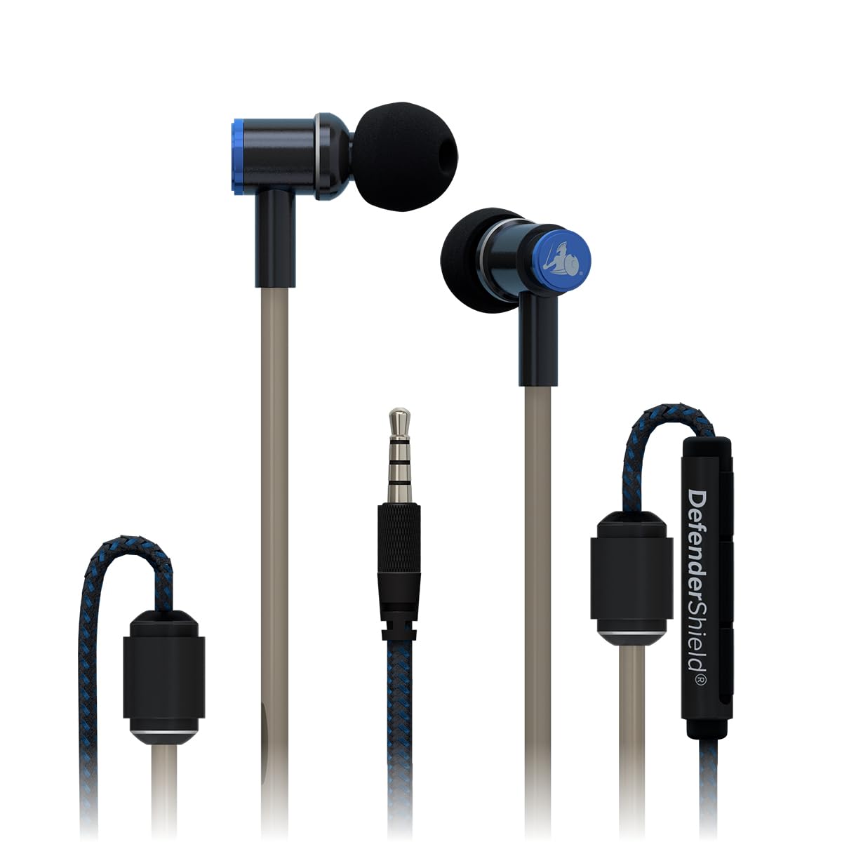 DefenderShield Air Tube Stereo Wired Earbuds Universal Acoustic Headphones with Mic Audio Control Secure Fit Wired Headphones with Audio Sport and 3 сірий колір
DefenderShield Air Tube Stereo Wired Earbuds Universal Acoustic Headphones with Mic Audio Control Secure Fit Wired Headphones with Audio Sport and 3 сірий колір