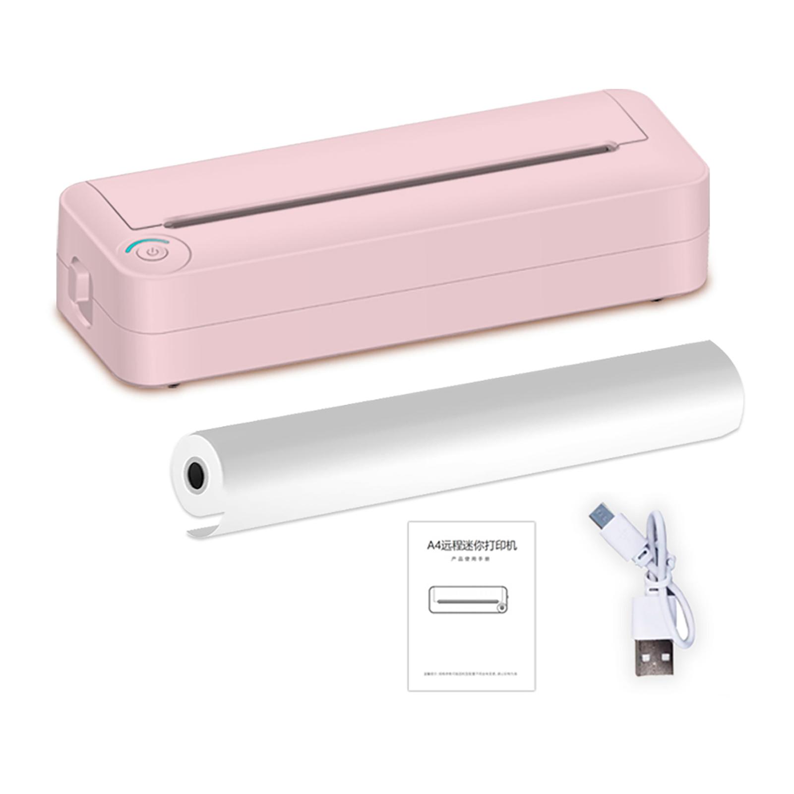 Портативный принтер формата А4 с термопечатью, беспроводной технологией BT Connect, совместимый с iOS и Android Mobil White pink
Портативный принтер формата А4 с термопечатью, беспроводной технологией BT Connect, совместимый с iOS и Android Mobil White pink