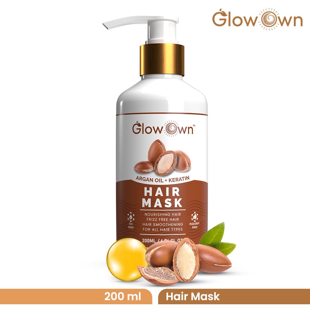 GlowOwn Маска для волос с аргановым маслом с гидролизованным кератином и аргановым маслом для гладких, кондиционированных и непослушных волос | Без жестокости и веганский | Без парабенов 200мл
GlowOwn Маска для волос с аргановым маслом с гидролизованным кератином и аргановым маслом для гладких, кондиционированных и непослушных волос | Без жестокости и веганский | Без парабенов 200мл