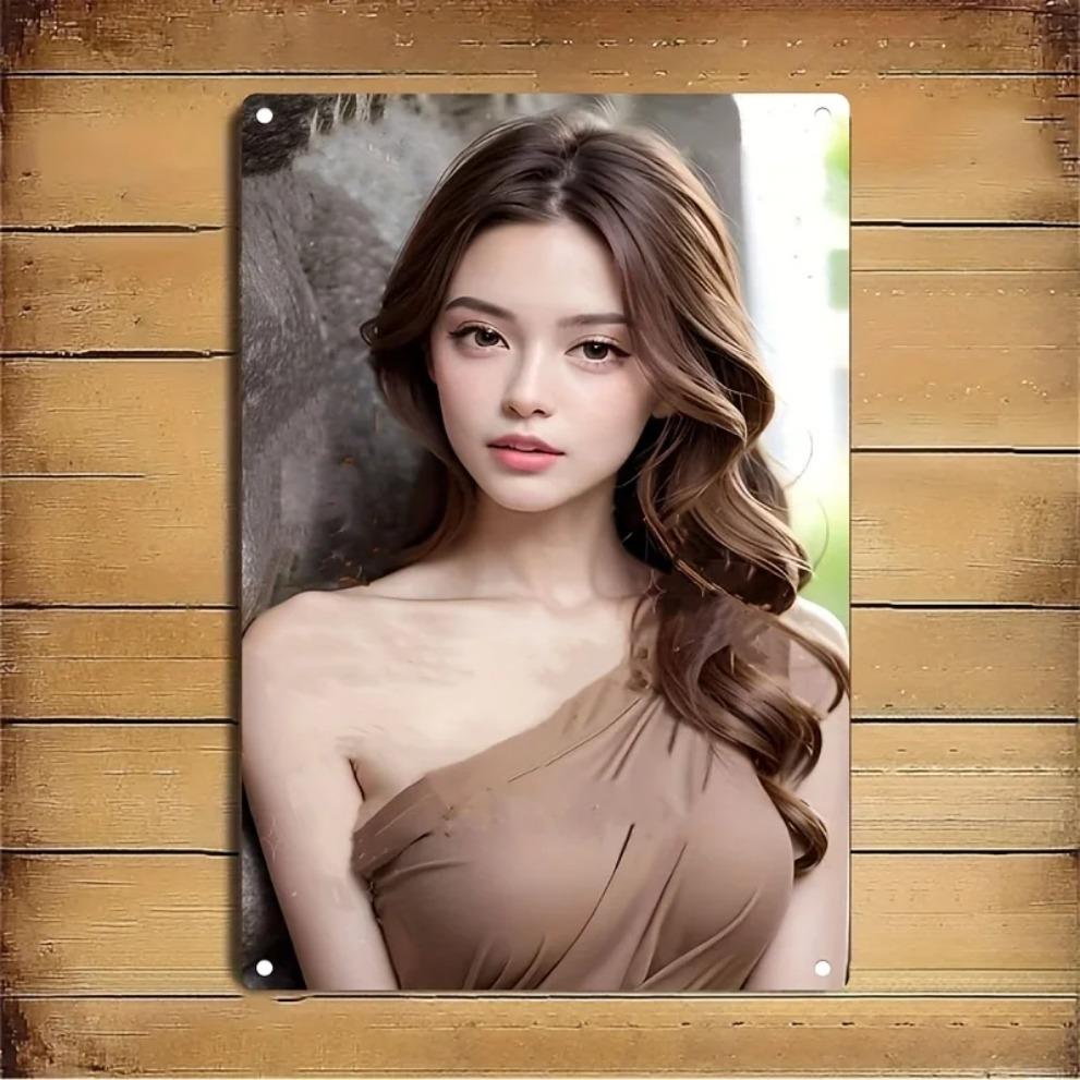 Retro Woman Metal Wall Art Vintage Home Bar Decor Sign Face Portrait 20x30cm
Retro Woman Metal Wall Art Vintage Home Bar Decor Sign Face Portrait 20x30cm