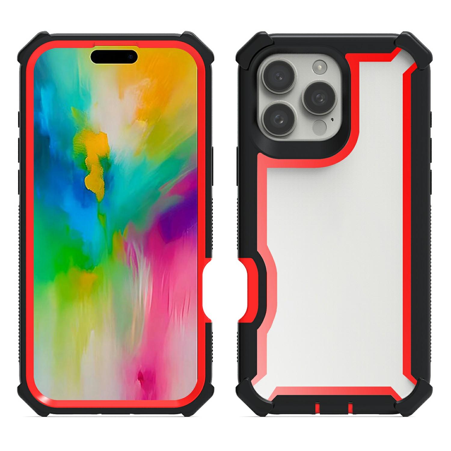 For iPhone 16 Pro Max Case Clear Detachable 2 in 1 Shockproof TPU+PC Phone Back Cover Pink
For iPhone 16 Pro Max Case Clear Detachable 2 in 1 Shockproof TPU+PC Phone Back Cover Pink