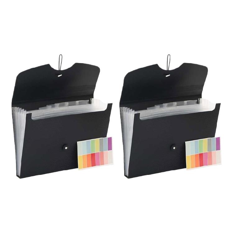 2Pcs 7 Compartments Expandable File Organiser Filing Bag High Capacity Plastic Document Organiser for Home School Office 1
2Pcs 7 Compartments Expandable File Organiser Filing Bag High Capacity Plastic Document Organiser for Home School Office 1