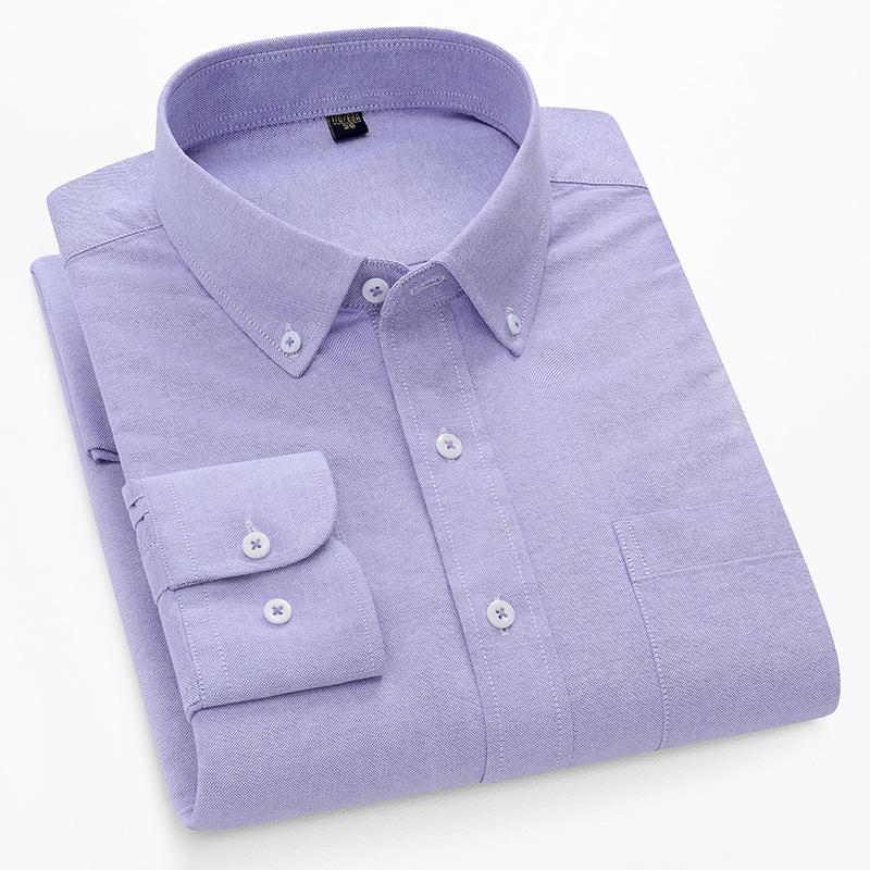 Men s Long Sleeve Button-Down Oxford Shirt In Solid or Striped with Left Chest Pocket, Comfortable 100% Cotton Casual Men s Wear 39 светло-фиолетовый
Men s Long Sleeve Button-Down Oxford Shirt In Solid or Striped with Left Chest Pocket, Comfortable 100% Cotton Casual Men s Wear 39 светло-фиолетовый