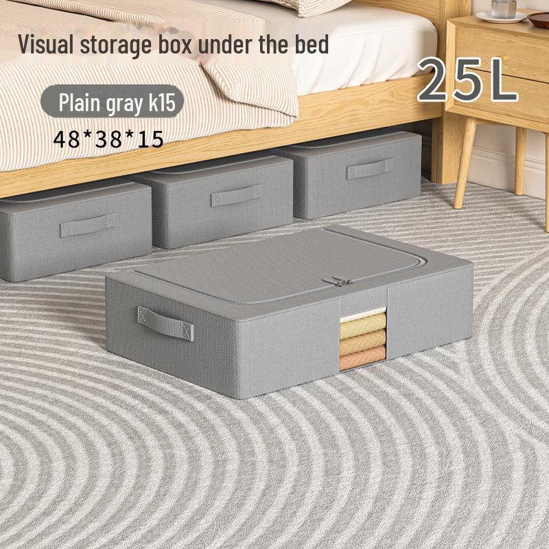 Ящик для хранения одежды и одеял из ткани Оксфорд под кроватью
Ящик для хранения одежды и одеял из ткани Оксфорд под кроватью