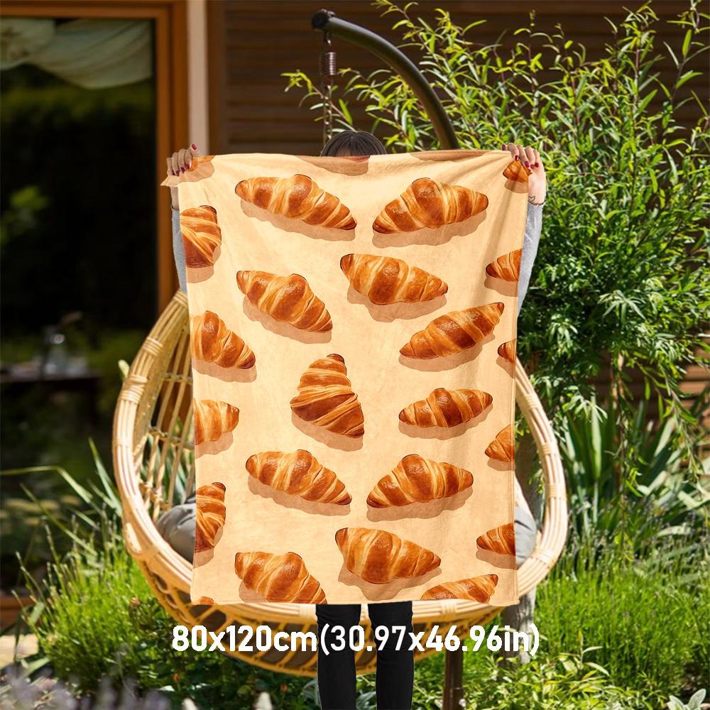 1PC Croissant bakeryOutdoor Flannel Blanket - Soft Plush Decor for Picnics, camping, Bedroom, Playroom, Office, or Lunch Break 1304A 80x120cm(31x47inch)
1PC Croissant bakeryOutdoor Flannel Blanket - Soft Plush Decor for Picnics, camping, Bedroom, Playroom, Office, or Lunch Break 1304A 80x120cm(31x47inch)