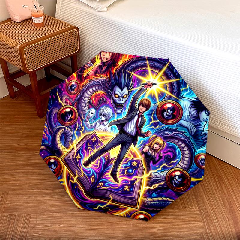 1PC Automatic Folding Umbrella Death Note Pattern 8 Ribs Portable Foldable Travel Umbrella Christmas Birthday Gift разноцветный
1PC Automatic Folding Umbrella Death Note Pattern 8 Ribs Portable Foldable Travel Umbrella Christmas Birthday Gift разноцветный