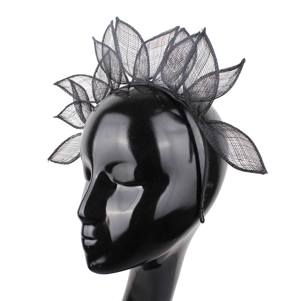 Vintage Black Headgear Birthday Party Party Top Hat Socialite Hemp Yarn Leaf Shape Headband Hemp Headgear чорний
Vintage Black Headgear Birthday Party Party Top Hat Socialite Hemp Yarn Leaf Shape Headband Hemp Headgear чорний