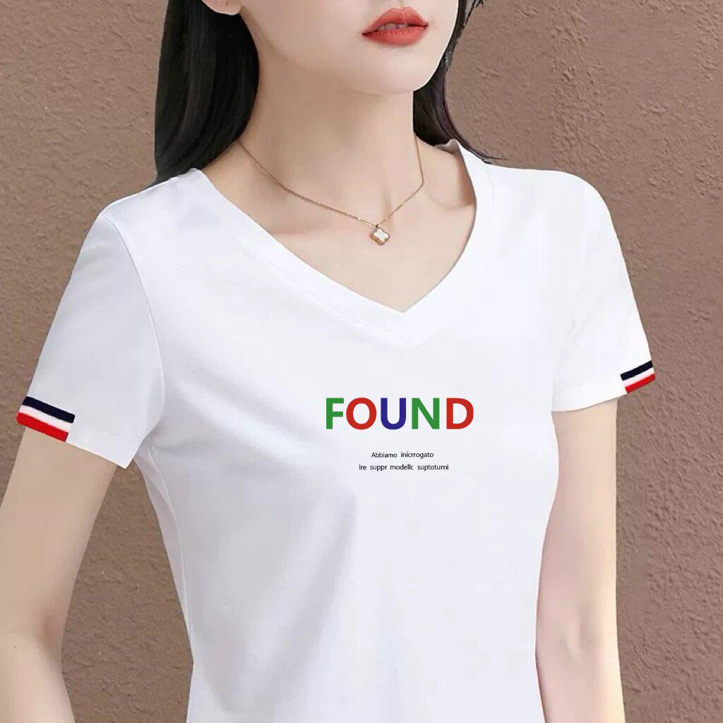 Elegant White V-Neck Letter Print T-Shirt for Women - Stylish Casual Short Sleeve Top for Mothers XL
Elegant White V-Neck Letter Print T-Shirt for Women - Stylish Casual Short Sleeve Top for Mothers XL